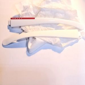 Prada NWOT Sunglasses arms only by the pair Red & White